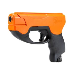 High-Performance Orange Paintball Pistol for Competitive Play and Recreational Use.