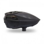 High-performance direct view paintball hopper for tournament play with advanced feeding system and durable design.