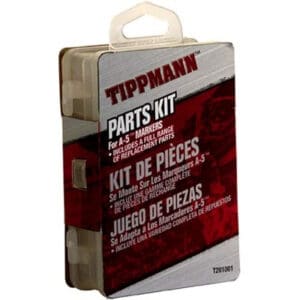 Tippmann paintball parts kit with 4-5 markers, includes all full parts, replacement, and essential components for paintball guns.