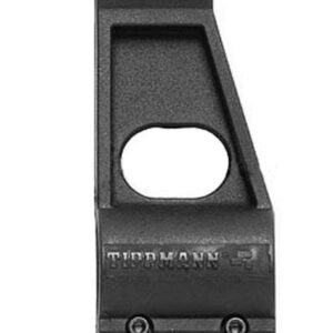 Black Tippmann paintball hopper cover with mounting hole for accessories, durable and lightweight.