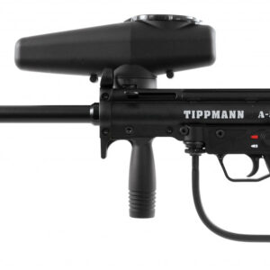 High-quality Tippmann A-5 paintball marker with electronic trigger, durable design, and precision shooting for professional paintball games. Perfect for serious paintball enthusiasts.
