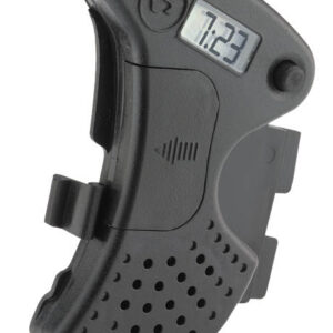 Digital paintball chronograph for accurate speed measurement of paintball shots in paintball games, essential for competitive gameplay and safety, with clear LCD display and easy operation.