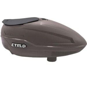 High-performance paintball gun hopper for reliable paintball marker feeding and gameplay efficiency.