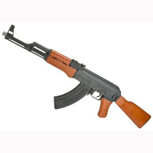 AK-47 style paintball marker with realistic design and durable construction for high-performance paintball gameplay.