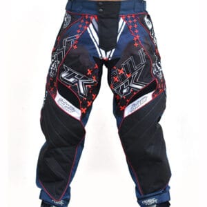 Premium paintball pants with protective padding and vibrant design for serious paintball players, available at Premium Paintball Products, enhancing game performance and comfort.