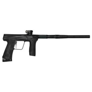 Oil-rubber paintball gun with silencer and tactical design for paintball games and outdoor sports.