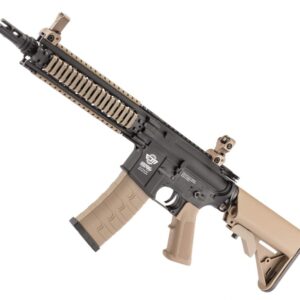 High-performance paintball marker with tactical design, adjustable stock, and precision barrel for competitive paintball games. Ideal for serious players and paintball enthusiasts.