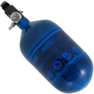 Compressed air tank for paintball.