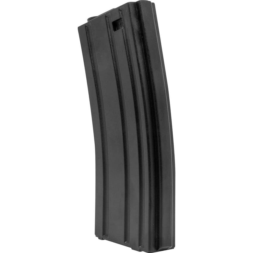 Heavy-duty black paintball magazine for reliable ammo feeding, compatible with different paintball markers, and essential for competitive paintball games.