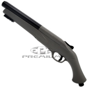 Pump-action paintball marker for competitive and recreational use, featuring durable construction and precision accuracy, ideal for high-performance paintball games.