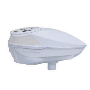 High-performance paintball hopper for tournament gameplay, premium paintball gear, Virtue VIRTUE Spire IV Loader, durable paintball equipment for competitive players.