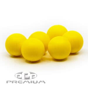 Yellow paintball ammunition for premium paintball products and accessories in vibrant sports gameplay gear.