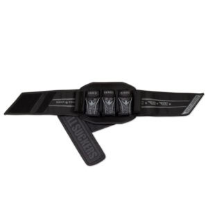 Sickles paintball pod pack with 4 pods and adjustable straps, ideal for competitive paintball games.