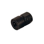 Replacement paintball gun macro line connector for reliable performance.