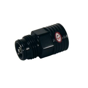 Black paintball anti-chop bolt for marker maintenance and performance enhancement.