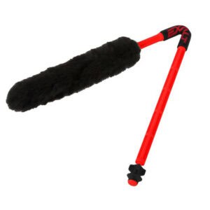 Flexible foam paintball cleaning swab with red handle for paintball marker maintenance and cleaning. Premium quality paintball accessory for optimal equipment care and performance.