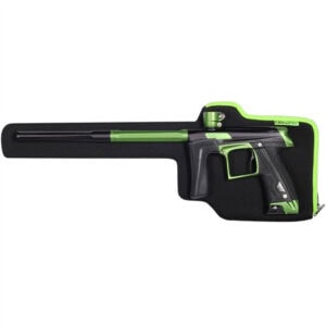 Premium paintball marker with air tank and hopper for paintball games.