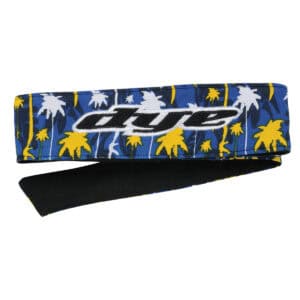 Premium paintball headband with HDPE material, vibrant palm tree design, and adjustable fit for comfortable, high-performance paintball accessories. Perfect for players seeking durability and style.