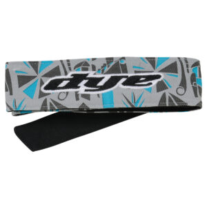 Comfortable and durable Dye paintball goggles case with a geometric blue, gray, and black pattern, designed to protect your paintball gear and accessories during tournaments or practice.