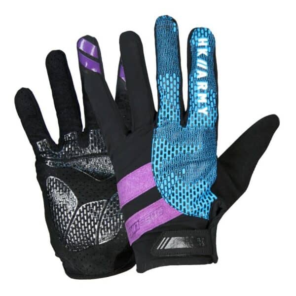 Gants De Paintball HK Army Freeline Knucklez Blackout - Neuf Avec Protection Articulations
