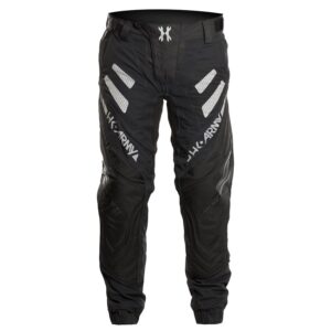 Durable Black HK Army Paintball Pants with Protective Padding, Designed for Competitive Play, featuring moisture-wicking fabric and customizable fit. Perfect for professional and recreational paintball players.