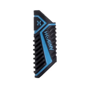 Extreme speed loader grip for paintball markers, durable and lightweight, designed to improve reloading efficiency during intense gameplay.