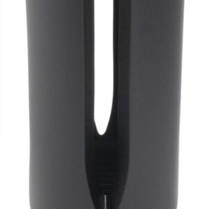 Black paintball barrel sleeve, durable and precision-crafted for improved accuracy.