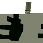 Black paintball marker with tactical accessories for professional paintball gameplay.