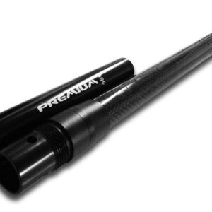 Precision carbon fiber paintball barrel for high-performance paintball markers, durable and lightweight.