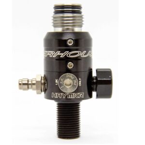 Haymkr HAYMKR Pneumatic Paintball Regulator, High-Pressure Paintball Air Regulator for Consistent Performance and Reliable Air Supply in Paintball Guns.