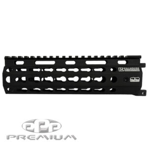 KILLHOUSE premium paintball accessory, tactical rail for paintball guns, durable black aluminum, quick attachment, compatible with KeyMod system, ideal for enhancing gameplay and customization.
