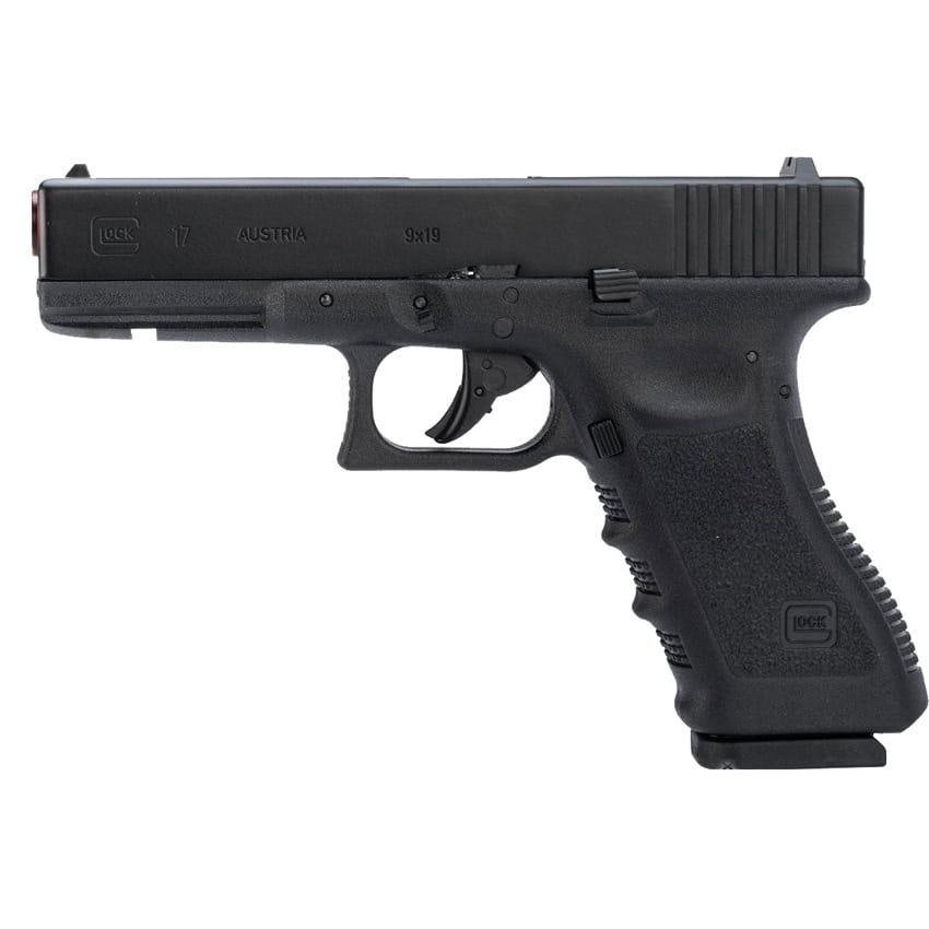 Glock 17 airsoft pistol for paintball games and tactical training, durable realistic replica for premium paintball experience.