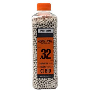 Valvek Accelerate 6mm Bio Airsoft BBs for premium paintball and airsoft gameplay, high-quality round plastic projectiles for accurate shooting, durable, and eco-friendly, ideal for competitive paintball sports.
