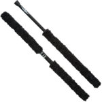 Black paintball barrel swabs for cleaning and maintenance of paintball guns.