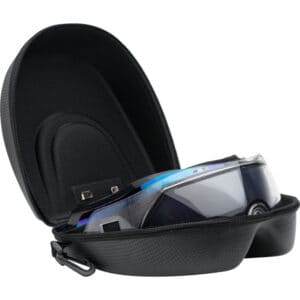 High-quality protective case for paintball mask and gear, featuring durable construction and secure zipper closure to keep equipment safe during transport.