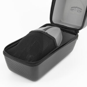 Protective paintball gear case with foam interior for safe transport of paintball equipment.