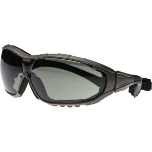 Aviator-style paintball goggles with tinted lenses for safety and visibility during paintball games.