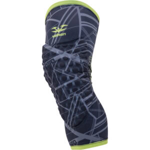 Protective paintball arm sleeve with geometric pattern, designed for durability and comfort during gameplay. Perfect for paintball enthusiasts seeking high-quality protective gear.