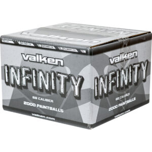 Valken Infinity 68 Caliber Paintballs for high-quality paintball gameplay, reliable performance, and consistent accuracy in competitive paintball tournaments and recreational games.