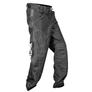 Premium paintball protective pants with durable design and adjustable waist for comfortable fit, ideal for high-performance paintball competition and recreational play.