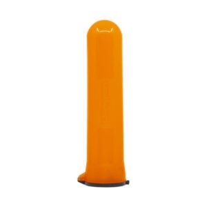 Orange inflatable obstacle for paintball game field, durable and high-visibility safety barrier. Perfect for paintball arenas, tournaments, and sports training. Enhance safety and gameplay experience.