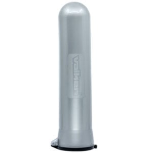 Premium paintball air tank for high-pressure paintball guns, lightweight carbon fiber construction, durable and reliable for intense paintball games.