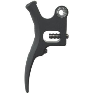 Adjustable paintball marker trigger for improved shooting accuracy and comfort. Made from durable materials for reliable performance in paintball games. Perfect upgrade for paintball enthusiasts.