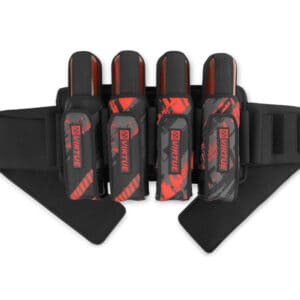 VIRTUE paintball protection gear with adjustable straps and padded gloves for enhanced safety and comfort during paintball games. Perfect for professional and recreational players.
