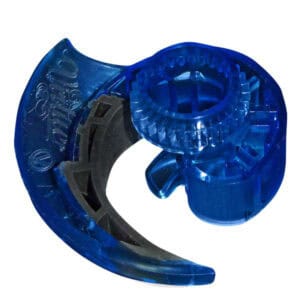Blue paintball loader break beam anti-double feed sensor for paintball markers.