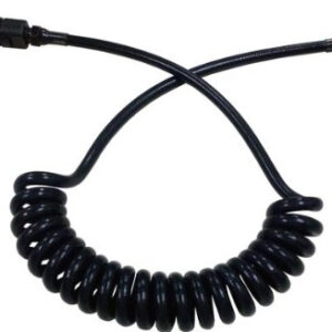 High-quality coiled paintball remote line for reliable gameplay and equipment safety, compatible with various paintball markers and accessories.