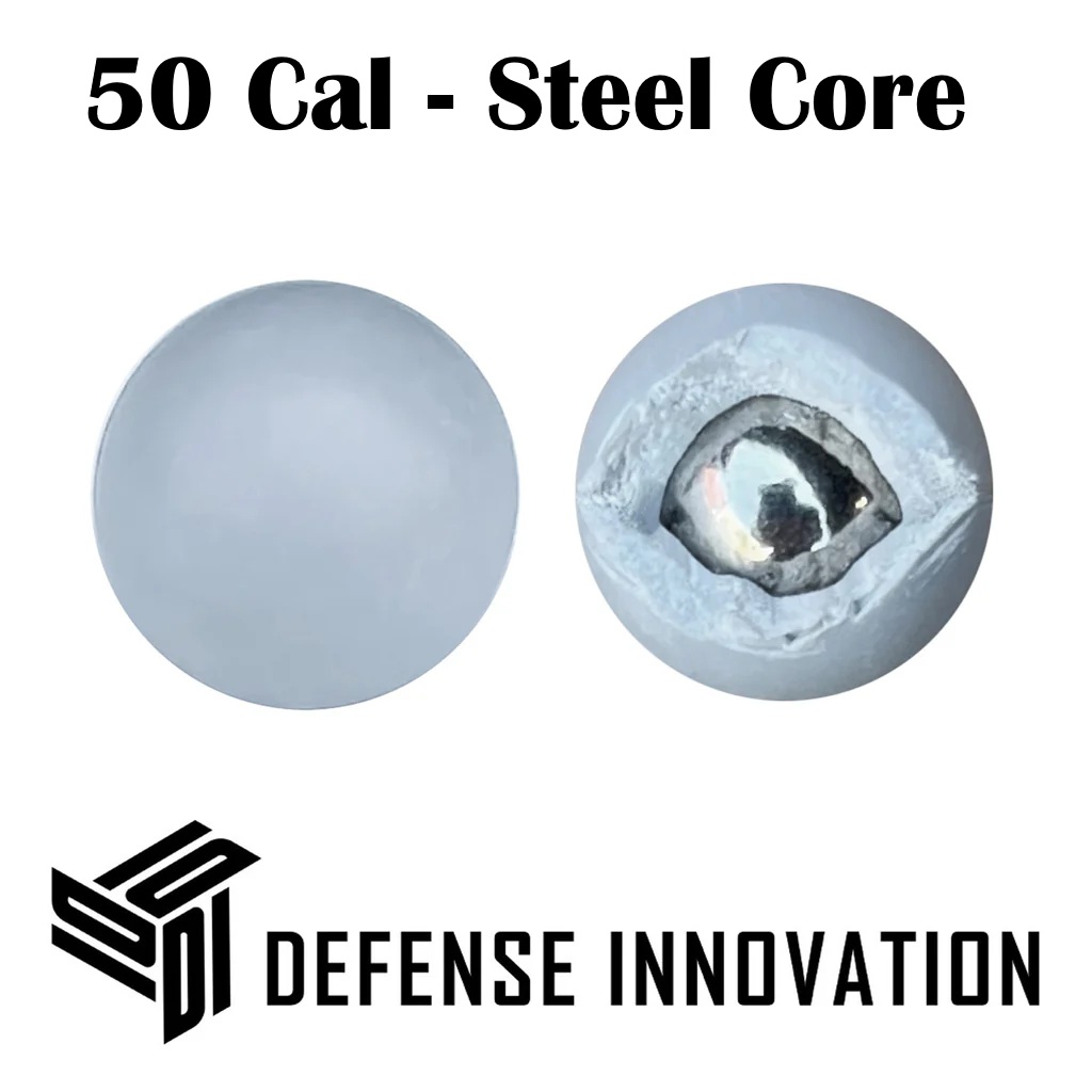Defense Innovation - 50 Cal Max Power Steel Core Ammo - 25ct