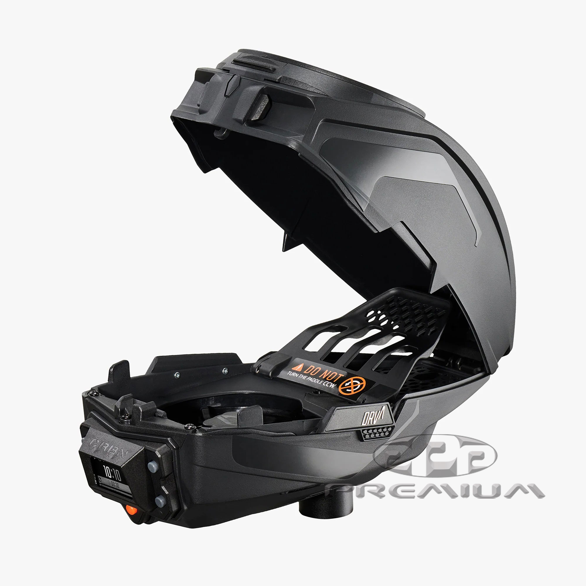 CRBN DRV200 Paintball Hopper - Under the hood